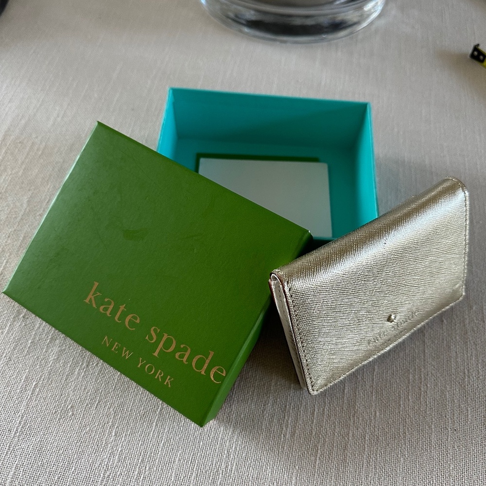 Kate Spade Card Wallet Leather